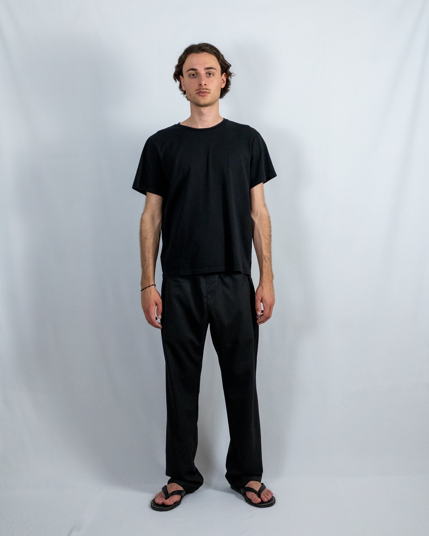 Flared Wool Pants