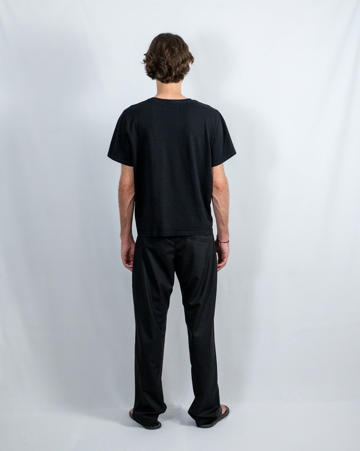 Flared Wool Pants