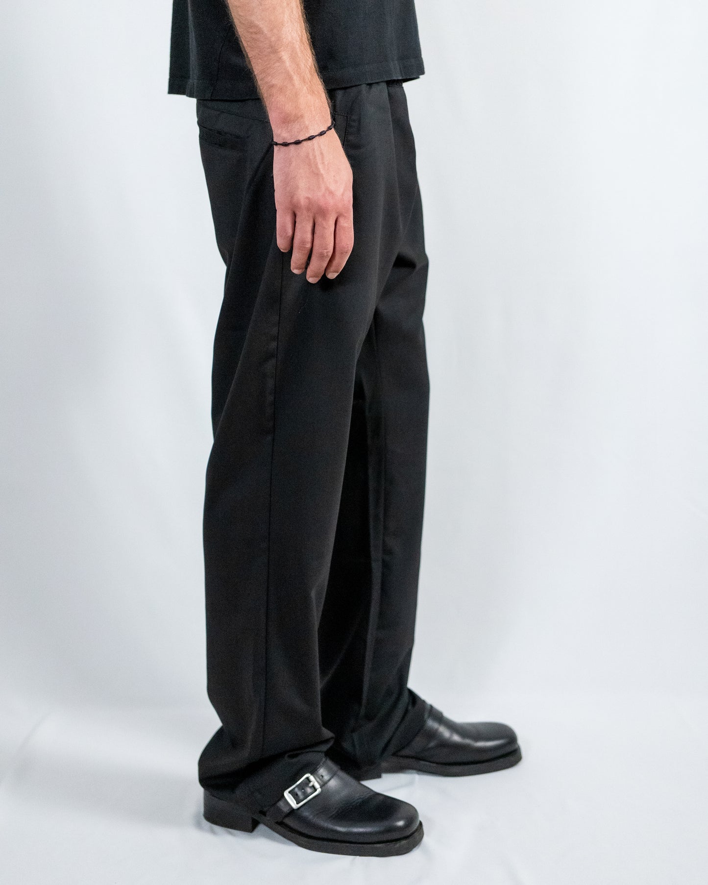 Flared Wool Pants
