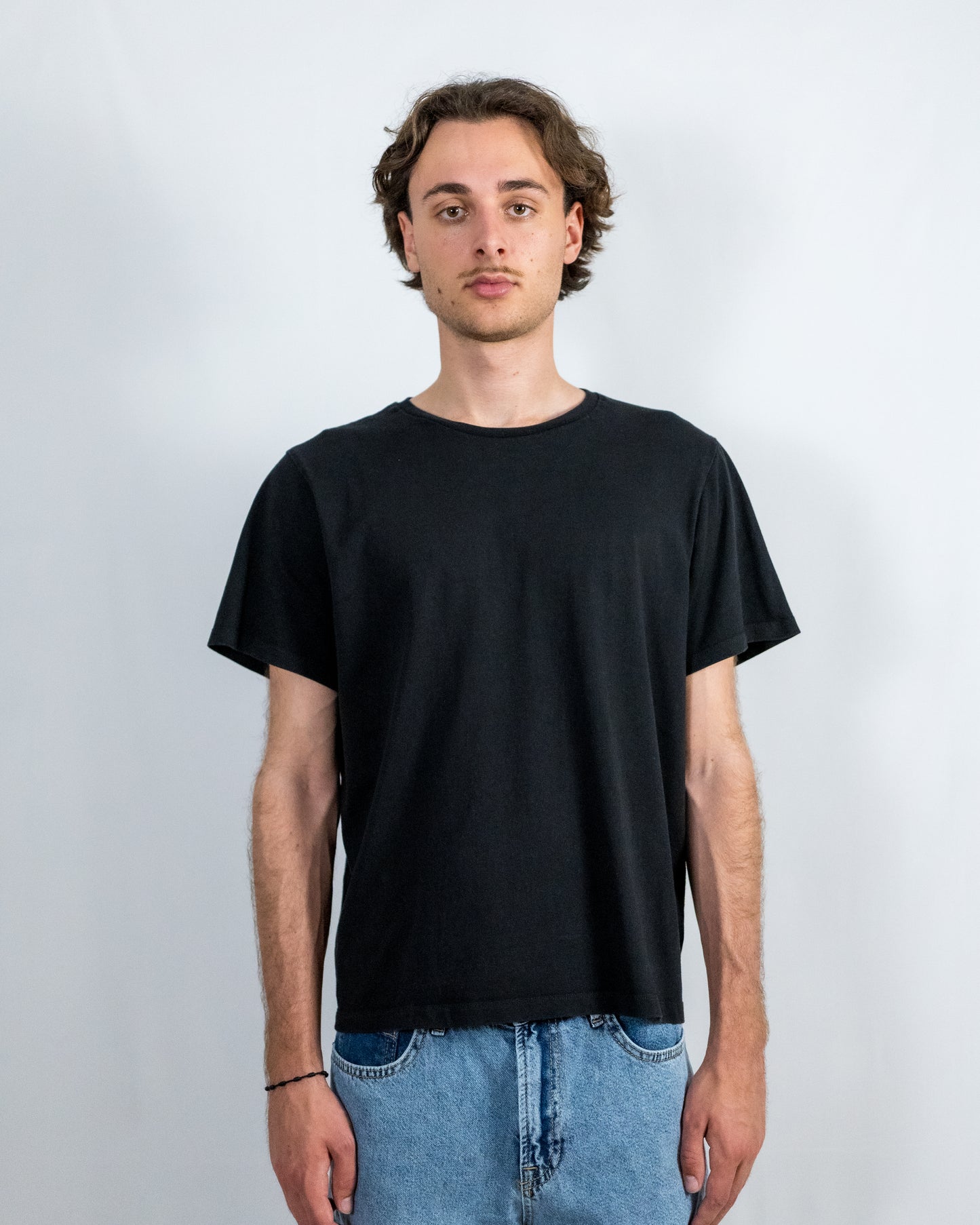 Cropped Cotton Tee