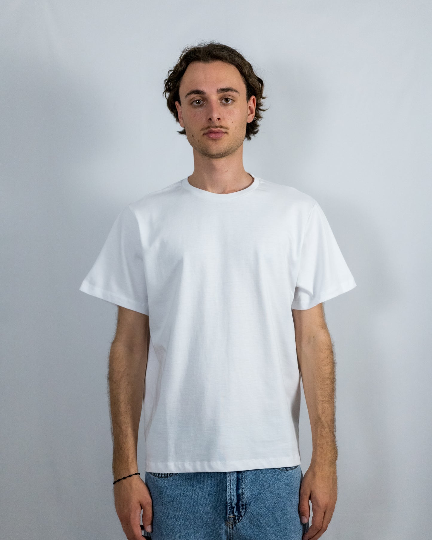 Cropped Cotton Tee