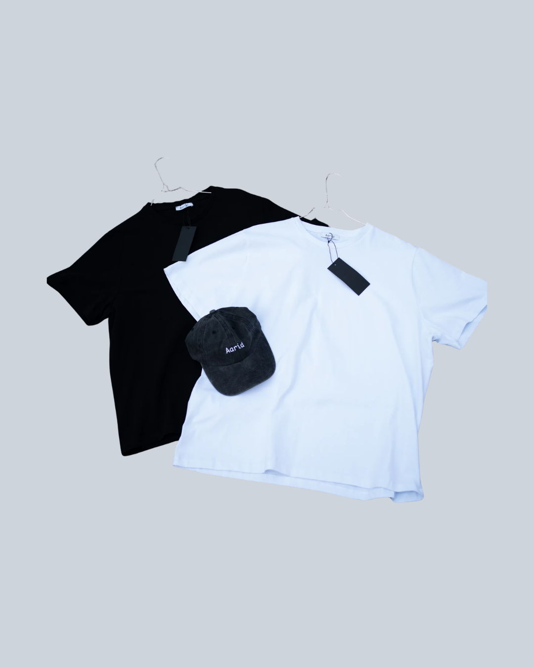Cropped Cotton Tee - Twin Pack